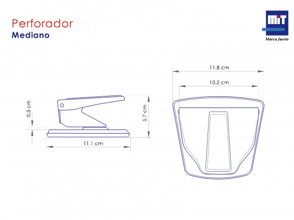 Perforador Cromado