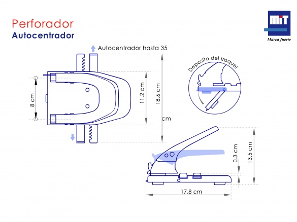 Perforador Autocentrador